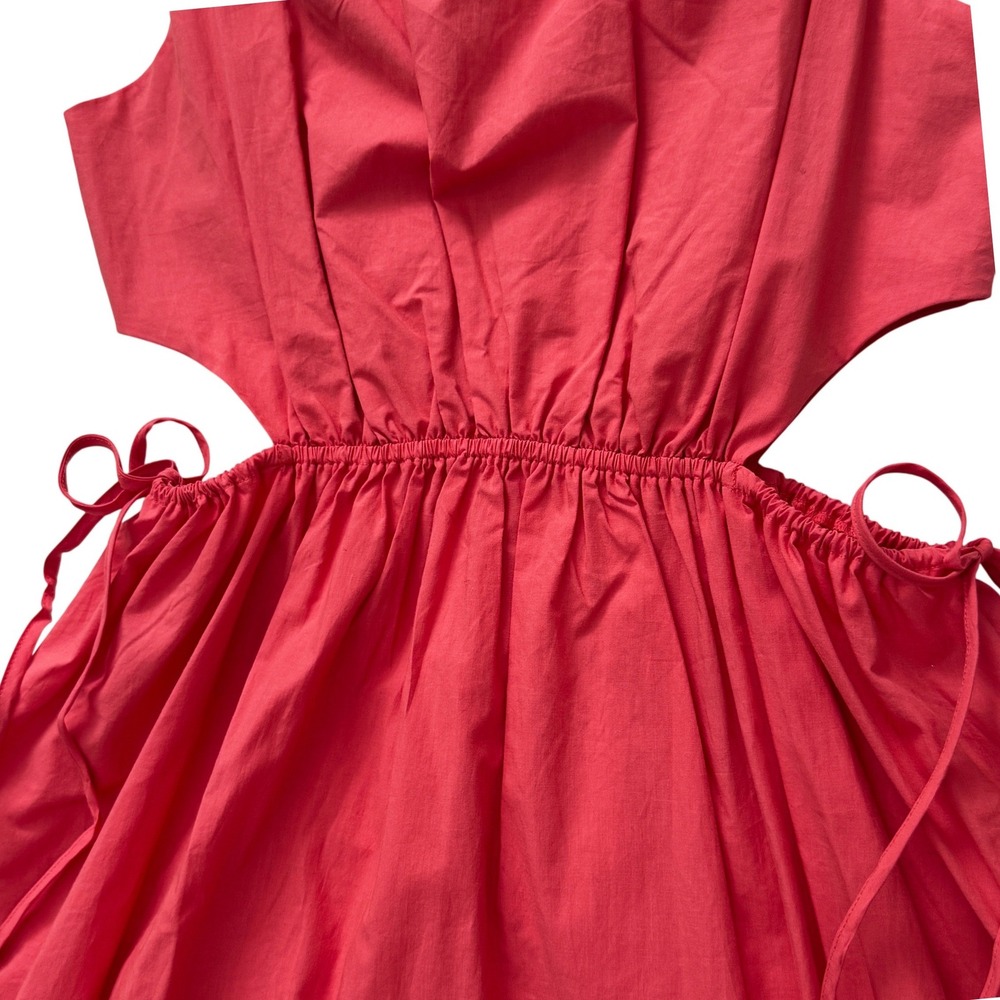RAILS Yvette Sleeveless Cutout Maxi Dress Coral Pink Small - Picture 4 of 8